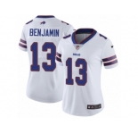 Women Nike Buffalo Bills #13 Kelvin Benjamin White Vapor Untouchable Limited Player NFL Jersey