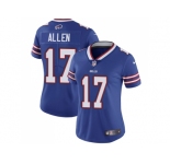 Women Nike Buffalo Bills #17 Josh Allen Royal Blue Team Color Stitched NFL Vapor Untouchable Limited Jersey