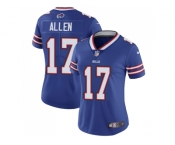 Women Nike Buffalo Bills #17 Josh Allen Royal Blue Team Color Stitched NFL Vapor Untouchable Limited Jersey