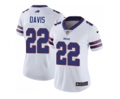 Women Nike Buffalo Bills #22 Vontae Davis White Stitched NFL Vapor Untouchable Limited Jersey