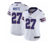 Women Nike Buffalo Bills #27 TreDavious White White Vapor Untouchable Limited Player NFL Jersey