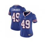 Women Nike Buffalo Bills #49 Tremaine Edmunds Royal Blue Team Color Stitched NFL Vapor Untouchable Limited Jersey