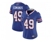 Women Nike Buffalo Bills #49 Tremaine Edmunds Royal Blue Team Color Stitched NFL Vapor Untouchable Limited Jersey