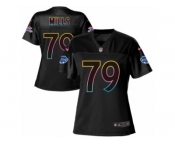 Women Nike Buffalo Bills #79 Jordan Mills Game Black Fashion NFL Jersey