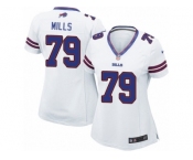 Women Nike Buffalo Bills #79 Jordan Mills Game White NFL Jersey