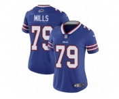 Women Nike Buffalo Bills #79 Jordan Mills Royal Blue Team Color Vapor Untouchable Limited Player NFL Jersey