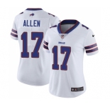 Women's Bills #17 Josh Allen White Vapor Untouchable Limited Stitched NFL Jersey