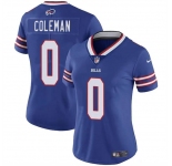 Women's Buffalo Bills #0 Keon Coleman Blue Vapor Football Stitched Jersey