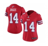 Women's Buffalo Bills #14 Stefon Diggs Red Vapor Untouchable Stitched NFL Nike Limited Jersey