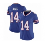 Women's Buffalo Bills #14 Stefon Diggs Royal Blue Vapor Untouchable Stitched NFL Nike Limited Jersey