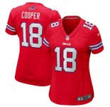 Women's Buffalo Bills #18 Amari Cooper Red Stitched Football Jersey