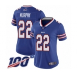 Women's Buffalo Bills #22 Marcus Murphy Royal Blue Team Color Vapor Untouchable Limited Player 100th Season Football Jersey
