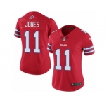 Women's Nike Buffalo Bills #11 Zay Jones Limited Red Rush NFL Jersey