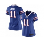 Women's Nike Buffalo Bills #11 Zay Jones Limited Royal Blue Team Color NFL Jersey