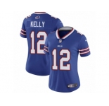 Women's Nike Buffalo Bills #12 Jim Kelly Vapor Untouchable Limited Royal Blue Team Color NFL Jersey
