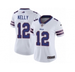Women's Nike Buffalo Bills #12 Jim Kelly Vapor Untouchable Limited White NFL Jersey