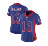 Women's Nike Buffalo Bills #13 Kelvin Benjamin Limited Royal Blue Rush Drift Fashion NFL Jersey