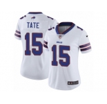 Women's Nike Buffalo Bills #15 Brandon Tate Vapor Untouchable Limited White NFL Jersey
