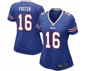 Women's Nike Buffalo Bills #16 Robert Foster Game Royal Blue Team Color NFL Jersey