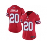 Women's Nike Buffalo Bills #20 Corey Graham Limited Red Rush NFL Jersey