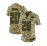 Women's Nike Buffalo Bills #20 Rafael Bush Limited Camo 2018 Salute to Service NFL Jersey