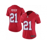 Women's Nike Buffalo Bills #21 Jordan Poyer Limited Red Rush NFL Jersey