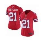 Women's Nike Buffalo Bills #21 Nickell Robey-Coleman Limited Red Rush NFL Jersey