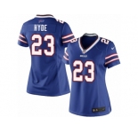 Women's Nike Buffalo Bills #23 Micah Hyde Limited Royal Blue Team Color NFL Jersey
