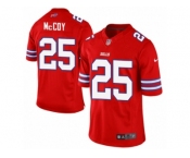 Women's Nike Buffalo Bills #25 LeSean McCoy Limited Red Rush NFL Jersey