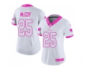 Women's Nike Buffalo Bills #25 LeSean McCoy Limited Rush Fashion Pink NFL Jersey