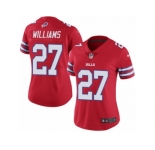 Women's Nike Buffalo Bills #27 Duke Williams Limited Red Rush NFL Jersey