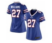 Women's Nike Buffalo Bills #27 Duke Williams Limited Royal Blue Team Color NFL Jersey
