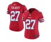 Women's Nike Buffalo Bills #27 Mike Tolbert Limited Red Rush NFL Jersey