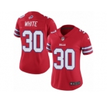 Women's Nike Buffalo Bills #30 Corey White Limited Red Rush NFL Jersey