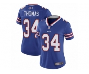 Women's Nike Buffalo Bills #34 Thurman Thomas Vapor Untouchable Limited Royal Blue Team Color NFL Jersey
