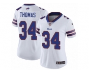 Women's Nike Buffalo Bills #34 Thurman Thomas Vapor Untouchable Limited White NFL Jersey