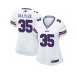 Women's Nike Buffalo Bills #35 Mike Gillislee Limited White NFL Jersey