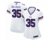 Women's Nike Buffalo Bills #35 Mike Gillislee Limited White NFL Jersey