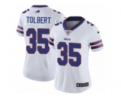 Women's Nike Buffalo Bills #35 Mike Tolbert Vapor Untouchable Limited White NFL Jersey