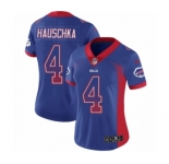 Women's Nike Buffalo Bills #4 Stephen Hauschka Limited Royal Blue Rush Drift Fashion NFL Jersey