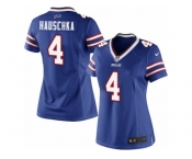 Women's Nike Buffalo Bills #4 Stephen Hauschka Limited Royal Blue Team Color NFL Jersey