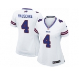 Women's Nike Buffalo Bills #4 Stephen Hauschka Limited White NFL Jersey