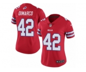 Women's Nike Buffalo Bills #42 Patrick DiMarco Limited Red Rush NFL Jersey