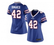 Women's Nike Buffalo Bills #42 Patrick DiMarco Limited Royal Blue Team Color NFL Jersey