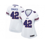 Women's Nike Buffalo Bills #42 Patrick DiMarco Limited White NFL Jersey