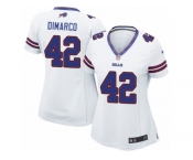 Women's Nike Buffalo Bills #42 Patrick DiMarco Limited White NFL Jersey