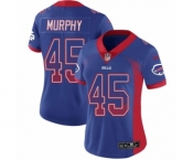Women's Nike Buffalo Bills #45 Marcus Murphy Limited Royal Blue Rush Drift Fashion NFL Jersey