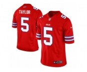 Women's Nike Buffalo Bills #5 Tyrod Taylor Limited Red Rush NFL Jersey