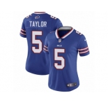 Women's Nike Buffalo Bills #5 Tyrod Taylor Vapor Untouchable Limited Royal Blue Team Color NFL Jersey