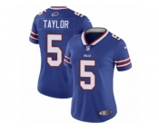 Women's Nike Buffalo Bills #5 Tyrod Taylor Vapor Untouchable Limited Royal Blue Team Color NFL Jersey